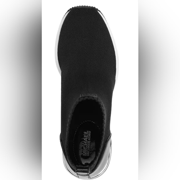 Michael Kors Women's Skyler Wedge Sock Bootie Sneakers - Picture 3 of 3